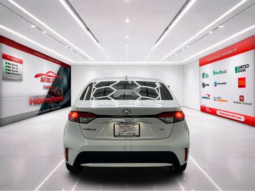 White 2022 Toyota Corolla LE