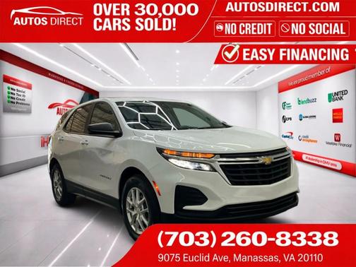 Summit White 2022 Chevrolet Equinox LS
