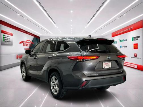 Magnetic Gray Metallic 2023 Toyota Highlander Hybrid LE