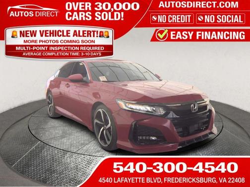 Red 2020 Honda Accord Sport 1.5T