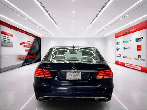 Blue 2015 Mercedes-Benz E-Class E 350 4MATIC