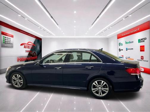 Blue 2015 Mercedes-Benz E-Class E 350 4MATIC