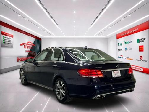 Blue 2015 Mercedes-Benz E-Class E 350 4MATIC