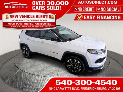 Bright White Clearcoat 2023 Jeep Compass Limited