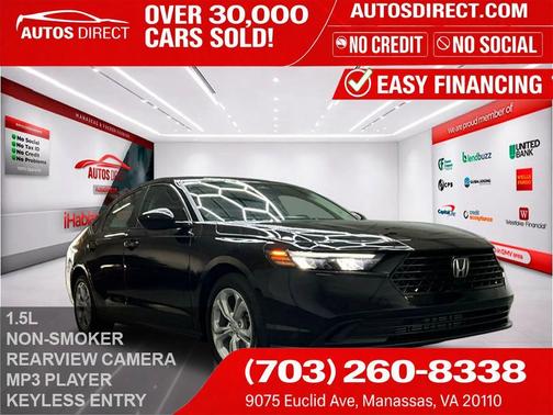 Black 2025 Honda Accord LX