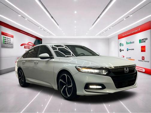 White 2019 Honda Accord Sport