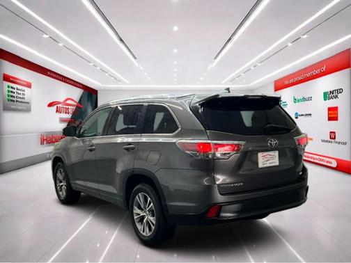 Gray 2015 Toyota Highlander XLE