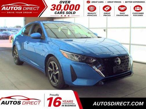 Electric Blue Metallic 2024 Nissan Sentra SV