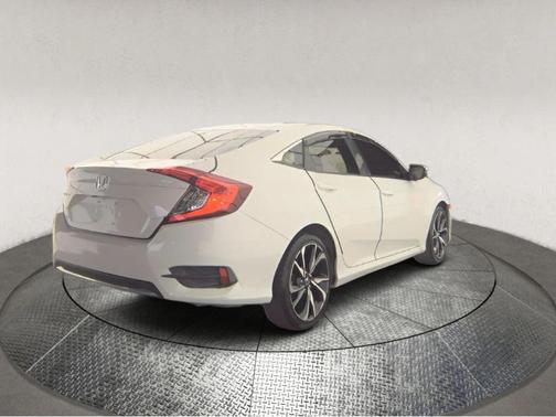 White 2020 Honda Civic LX