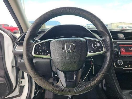 White 2020 Honda Civic LX