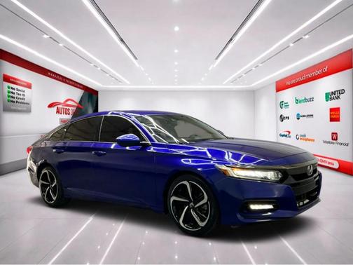 Blue 2019 Honda Accord Sport