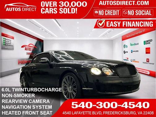 Black 2010 Bentley Continental GTC Speed