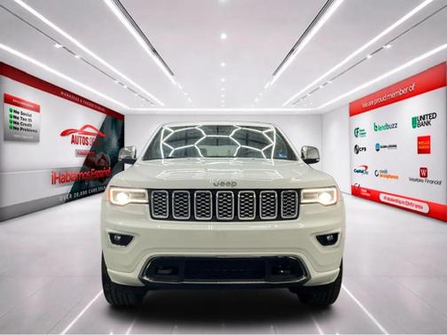 Bright White Clearcoat 2019 Jeep Grand Cherokee Overland