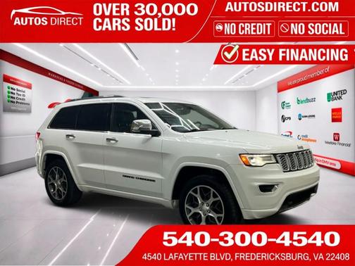 Bright White Clearcoat 2019 Jeep Grand Cherokee Overland