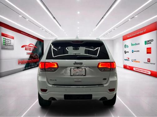 Bright White Clearcoat 2019 Jeep Grand Cherokee Overland