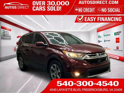 Burgundy 2018 Honda CR-V EX