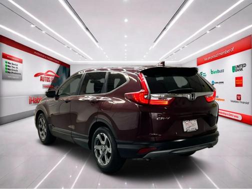 Burgundy 2018 Honda CR-V EX
