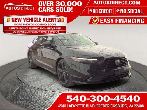 Black 2025 Honda Accord Hybrid Sport-L