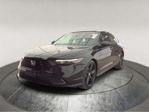 Black 2025 Honda Accord Hybrid Sport-L