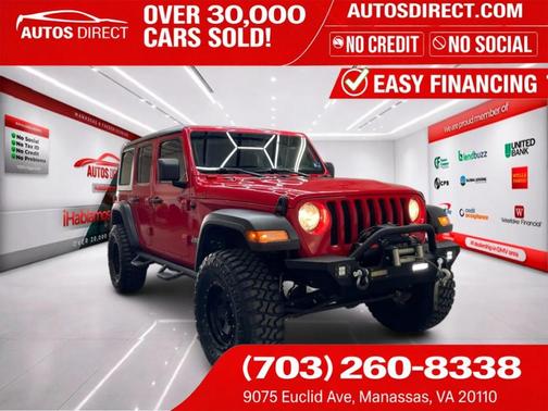 Firecracker Red Clearcoat 2020 Jeep Wrangler Unlimited Sport