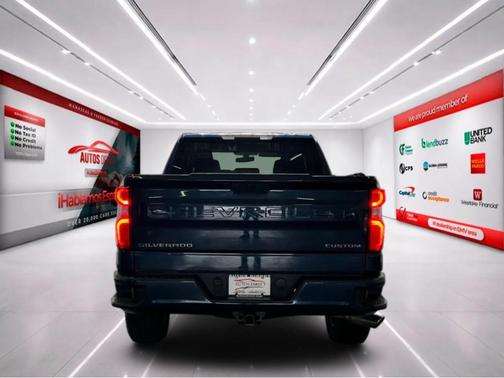 Northsky Blue Metallic 2021 Chevrolet Silverado 1500 Custom