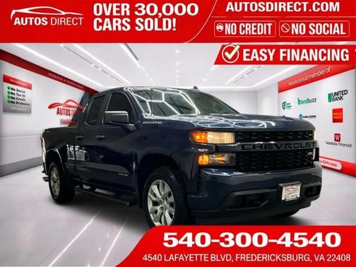 Northsky Blue Metallic 2021 Chevrolet Silverado 1500 Custom