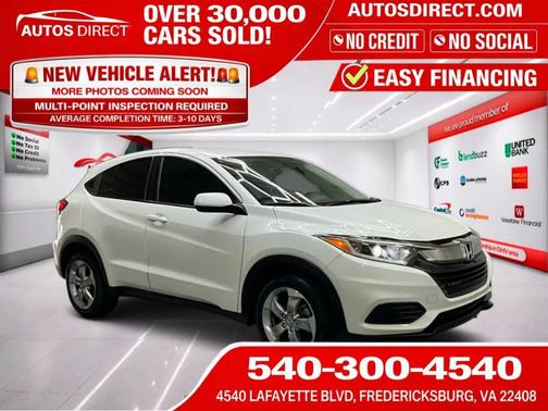 White 2022 Honda HR-V LX