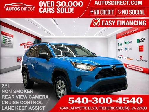 Blue 2021 Toyota RAV4 LE