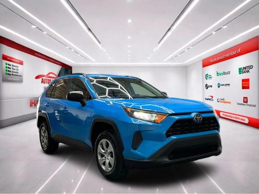 Blue 2021 Toyota RAV4 LE