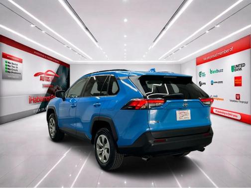 Blue 2021 Toyota RAV4 LE