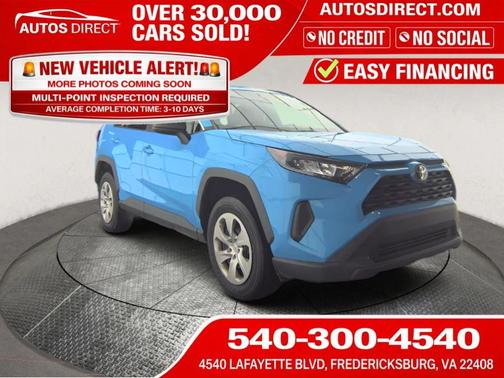 Blue 2021 Toyota RAV4 LE