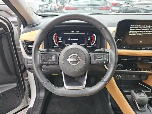2 Tone White / Black Roof 2023 Nissan Rogue Platinum