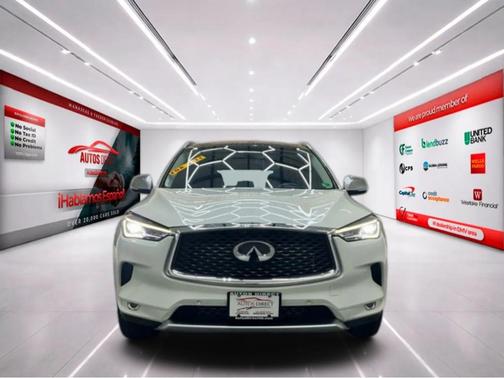 Majestic White 2021 INFINITI QX50 ESSENTIAL