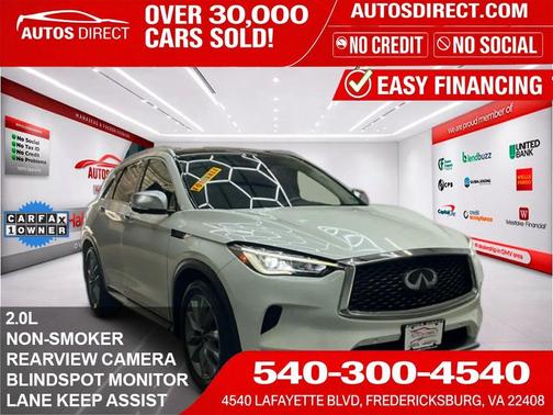 Majestic White 2021 INFINITI QX50 ESSENTIAL