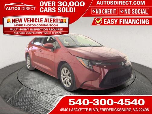 Barcelona Red Metallic 2021 Toyota Corolla LE