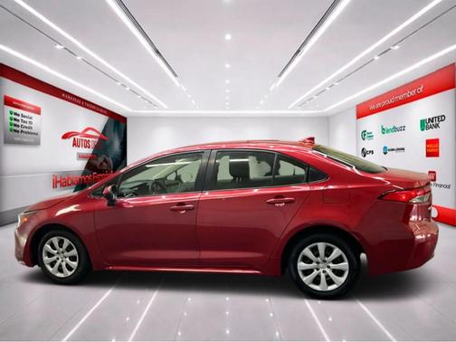 Barcelona Red Metallic 2021 Toyota Corolla LE