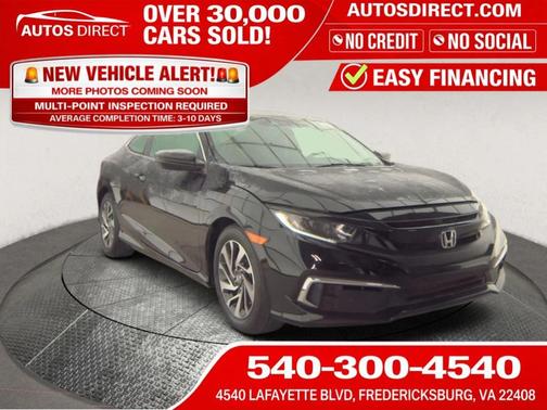 Black 2019 Honda Civic LX
