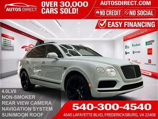 White 2019 Bentley Bentayga V8