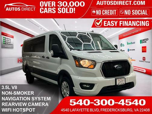 Oxford White 2023 Ford Transit-350 XLT