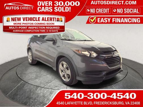 Gray 2016 Honda HR-V LX