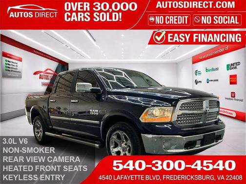 True Blue Pearlcoat 2015 RAM 1500 Laramie