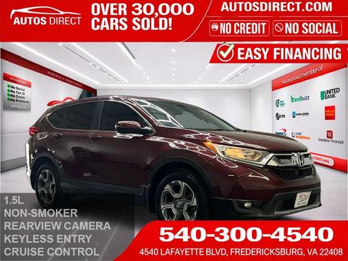 Burgundy 2017 Honda CR-V EX