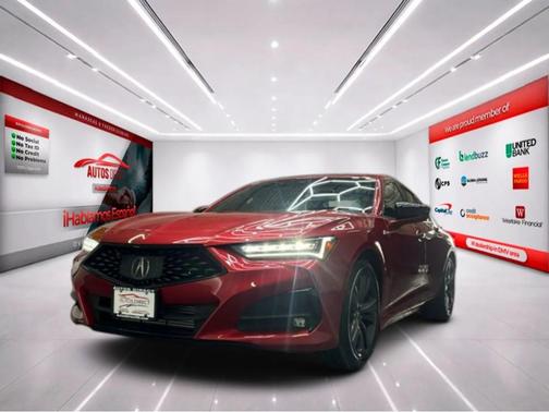 Red 2022 Acura TLX A-Spec