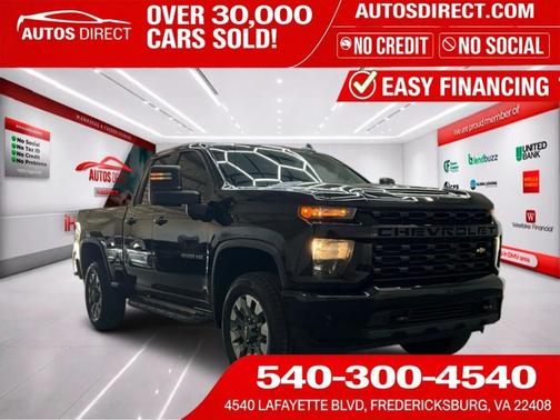 Black 2023 Chevrolet Silverado 2500 Custom