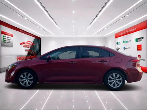 Barcelona Red Metallic 2020 Toyota Corolla LE