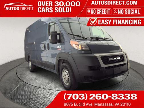 Blue 2019 RAM ProMaster 3500 High Roof
