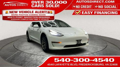 White 2020 Tesla Model 3 Standard