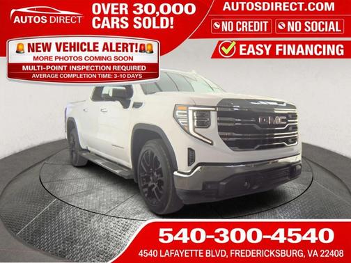 Summit White 2024 GMC Sierra 1500 SLT