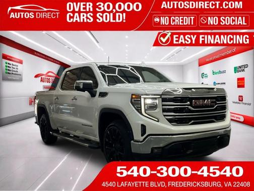 Summit White 2024 GMC Sierra 1500 SLT