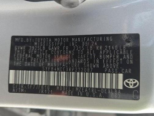 2024 Toyota Corolla LE